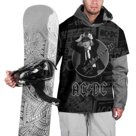 Накидка на куртку 3D с принтом AC/DC в Санкт-Петербурге, 100% полиэстер |  | ас | ац | диси | дс | дц | исидиси | эйси