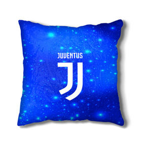 Подушка 3D с принтом Juventus space collection в Санкт-Петербурге, наволочка – 100% полиэстер, наполнитель – холлофайбер (легкий наполнитель, не вызывает аллергию). | состоит из подушки и наволочки. Наволочка на молнии, легко снимается для стирки | football | soccer | ювентус