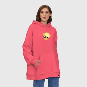 Худи SuperOversize хлопок с принтом My Little Pony в Санкт-Петербурге, 70% хлопок, 30% полиэстер, мягкий начес внутри | карман-кенгуру, эластичная резинка на манжетах и по нижней кромке, двухслойный капюшон
 | my little pony | арт | игра | лошадь | май литл пони | мультфильм | пони | прикольные