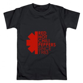 Мужская футболка хлопок с принтом Red Hot Chili Peppers в Санкт-Петербурге, 100% хлопок | прямой крой, круглый вырез горловины, длина до линии бедер, слегка спущенное плечо. | red hot chili peppers | rhcp | альтернативный | группа | джош клингхоффер | красные острые перцы чили | метал | ред хот чили пеперс | рок | рхчп | рэп | фанк | фли | чад смит | энтони кидис
