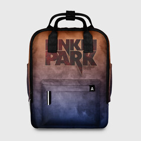 Женский рюкзак 3D с принтом Linkin Park в Санкт-Петербурге, 100% полиэстер | лямки с регулируемой длиной, сверху ручки, чтобы рюкзак нести как сумку. Основное отделение закрывается на молнию, как и внешний карман. Внутри два дополнительных кармана, один из которых закрывается на молнию. По бокам два дополнительных кармашка, куда поместится маленькая бутылочка
 | band | linkin park | metal | music | rock | атрибутика | группа | метал | музыка | рок
