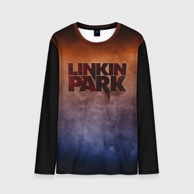Мужской лонгслив 3D с принтом Linkin Park в Санкт-Петербурге, 100% полиэстер | длинные рукава, круглый вырез горловины, полуприлегающий силуэт | Тематика изображения на принте: band | linkin park | metal | music | rock | атрибутика | группа | метал | музыка | рок