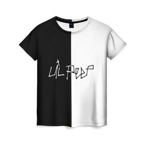 Женская футболка 3D с принтом Lil Peep в Санкт-Петербурге, 100% полиэфир ( синтетическое хлопкоподобное полотно) | прямой крой, круглый вырез горловины, длина до линии бедер | awful things | gustav hr | lil peep | густав ор | клауд | клауд рэп | лил | певец | пип | пост эмо | реп | репер | рэп | рэпер | трэп | хип | хип хоп | хипхоп | хоп | эмо | эмо трэп