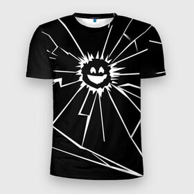 Мужская футболка 3D спортивная с принтом Черное Зеркало в Санкт-Петербурге, 100% полиэстер с улучшенными характеристиками | приталенный силуэт, круглая горловина, широкие плечи, сужается к линии бедра | Тематика изображения на принте: black mirror | черное зеркало
