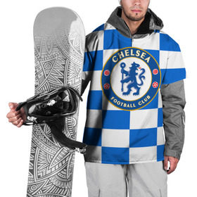 Накидка на куртку 3D с принтом FC Chelsea в Санкт-Петербурге, 100% полиэстер |  | Тематика изображения на принте: chelsea | england | football | logo | london | sport | англия | лига | лого | спорт | фк | футбол | футбольный клуб | челси | эмблема