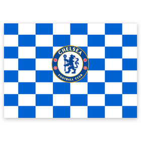 Поздравительная открытка с принтом FC Chelsea в Санкт-Петербурге, 100% бумага | плотность бумаги 280 г/м2, матовая, на обратной стороне линовка и место для марки
 | chelsea | england | football | logo | london | sport | англия | лига | лого | спорт | фк | футбол | футбольный клуб | челси | эмблема
