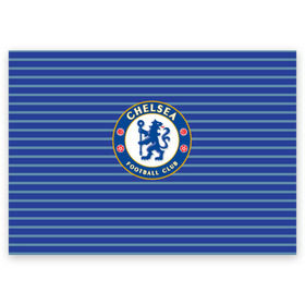 Поздравительная открытка с принтом Chelsea FC в Санкт-Петербурге, 100% бумага | плотность бумаги 280 г/м2, матовая, на обратной стороне линовка и место для марки
 | chelsea | england | football | logo | london | sport | англия | лига | лого | спорт | фк | футбол | футбольный клуб | челси | эмблема