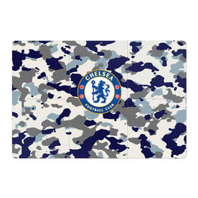 Магнитный плакат 3Х2 с принтом FC Chelsea Camouflage в Санкт-Петербурге, Полимерный материал с магнитным слоем | 6 деталей размером 9*9 см | 