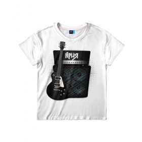 Детская футболка 3D с принтом Ария в Санкт-Петербурге, 100% гипоаллергенный полиэфир | прямой крой, круглый вырез горловины, длина до линии бедер, чуть спущенное плечо, ткань немного тянется | aria | band | metal | music | rock | ария | атрибутика | метал | музыка | рок
