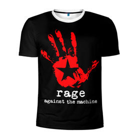 Мужская футболка 3D спортивная с принтом Rage Against the Machine в Санкт-Петербурге, 100% полиэстер с улучшенными характеристиками | приталенный силуэт, круглая горловина, широкие плечи, сужается к линии бедра | Тематика изображения на принте: rage against the machine | альтернативный | америка | американская рок группа | брэд уилк | жанр | зак де ла роча | калифорния | лос анджелес | метал | музыка | ню метал | рок | рэп метал | рэп рок | рэпкор | сша