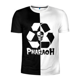 Мужская футболка 3D спортивная с принтом Pharaoh в Санкт-Петербурге, 100% полиэстер с улучшенными характеристиками | приталенный силуэт, круглая горловина, широкие плечи, сужается к линии бедра | pharaoh | rap | голубин | реп | рэп | фараон | фристайл | хип хоп | хипхоп