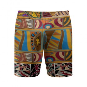 Мужские шорты 3D спортивные с принтом Africa Style в Санкт-Петербурге,  |  | afrika | pattern | африка | африканские мотивы | африканские узоры | солнце | узор | этника | южный континент