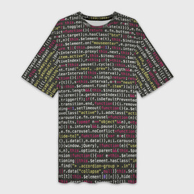 Платье-футболка 3D с принтом Programming , Программирование в Санкт-Петербурге,  |  | c | c++ и objective c | code | habr | java | javascript | php | programming | python | ruby | stackoverflow | this