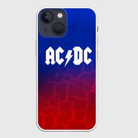 Чехол для iPhone 13 mini с принтом AC DC angeldevil в Санкт-Петербурге,  |  | ac dc | logo | music | pop | rock | usa | альтернатива | америка | металл | музыка | музыкальный | поп | рок