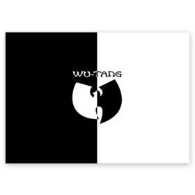 Поздравительная открытка с принтом Wu-Tang Clan в Санкт-Петербурге, 100% бумага | плотность бумаги 280 г/м2, матовая, на обратной стороне линовка и место для марки
 | Тематика изображения на принте: clan | ghostface killah | gza | raekwon | rap | the rza | wu tang | wutang | восточный | ву | вутан | вутанг | гангста | клан | реп | репак | рэп | тан | танг | хип хоп | хипхоп