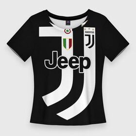 Женская футболка 3D Slim с принтом Juventus FIFA Edition в Санкт-Петербурге,  |  | champions | championship | collection | fifa | italy | jeep | juventus | league | seria a | италия | лига | серия а | фифа | чемпионов | ювентус
