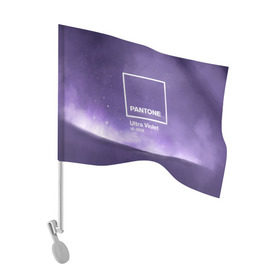 Флаг для автомобиля с принтом Ультрафиолет Космос в Санкт-Петербурге, 100% полиэстер | Размер: 30*21 см | ultra violet | ультрафиолет