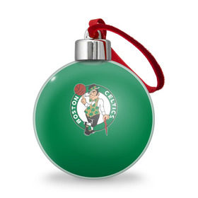 Ёлочный шар с принтом Boston Celtics в Санкт-Петербурге, Пластик | Диаметр: 77 мм | boston | boston celtics | celtics | nba | баскетбол | бостон | нба | селтикс