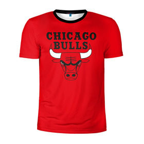 Мужская футболка 3D спортивная с принтом Chicago Bulls в Санкт-Петербурге, 100% полиэстер с улучшенными характеристиками | приталенный силуэт, круглая горловина, широкие плечи, сужается к линии бедра | Тематика изображения на принте: bulls | chicago | chicago bulls | nba | баскетбол | буллз | нба | чикаго буллз