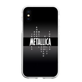 Чехол для iPhone XS Max матовый с принтом Участники группы Metallica в Санкт-Петербурге, Силикон | Область печати: задняя сторона чехла, без боковых панелей | metallica | группа | джеймс хэтфилд | кирк хэмметт | ларс ульрих | метал | металика | металлика | миталика | музыка | роберт трухильо | рок | трэш | трэшметал | хард | хардрок | хеви | хевиметал