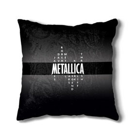 Подушка 3D с принтом Участники группы Metallica в Санкт-Петербурге, наволочка – 100% полиэстер, наполнитель – холлофайбер (легкий наполнитель, не вызывает аллергию). | состоит из подушки и наволочки. Наволочка на молнии, легко снимается для стирки | metallica | группа | джеймс хэтфилд | кирк хэмметт | ларс ульрих | метал | металика | металлика | миталика | музыка | роберт трухильо | рок | трэш | трэшметал | хард | хардрок | хеви | хевиметал