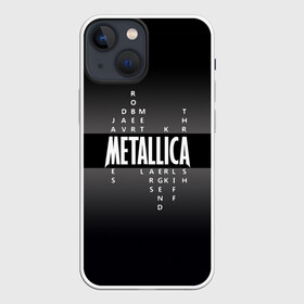 Чехол для iPhone 13 mini с принтом Участники группы Metallica в Санкт-Петербурге,  |  | metallica | группа | джеймс хэтфилд | кирк хэмметт | ларс ульрих | метал | металика | металлика | миталика | музыка | роберт трухильо | рок | трэш | трэшметал | хард | хардрок | хеви | хевиметал