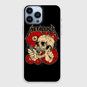 Чехол для iPhone 13 Pro Max с принтом Metallica в Санкт-Петербурге,  |  | metallica | группа | джеймс хэтфилд | кирк хэмметт | ларс ульрих | метал | металика | металлика | миталика | музыка | роберт трухильо | рок | трэш | трэшметал | хард | хардрок | хеви | хевиметал