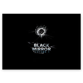 Поздравительная открытка с принтом Black mirror в Санкт-Петербурге, 100% бумага | плотность бумаги 280 г/м2, матовая, на обратной стороне линовка и место для марки
 | Тематика изображения на принте: 