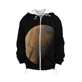 Детская куртка 3D с принтом Марс в Санкт-Петербурге, 100% полиэстер | застежка — молния, подол и капюшон оформлены резинкой с фиксаторами, по бокам — два кармана без застежек, один потайной карман на груди, плотность верхнего слоя — 90 г/м2; плотность флисового подклада — 260 г/м2 | elon musk | space x | spacex | будущее | вселенная | вулкан | долина | илон маск | космические | космос | красная планета | кратер | маринер | марсиане | марсианин | небес | новый дом | путешествия | роскосмос