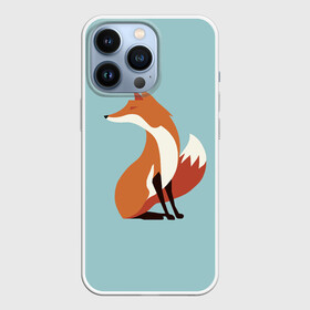 Чехол для iPhone 13 Pro с принтом Лисичка минималистичная в Санкт-Петербурге,  |  | firefox | fox | low | lowpoly | poly | redfox | лис | лиса | лисица | лисонька | лоуполи | минимализм | огнелис