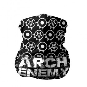 Бандана-труба 3D с принтом Arch Enemy в Санкт-Петербурге, 100% полиэстер, ткань с особыми свойствами — Activecool | плотность 150‒180 г/м2; хорошо тянется, но сохраняет форму | arch enemy | арх | архэнеми | арч | арчэнеми | энеми