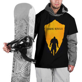 Накидка на куртку 3D с принтом Dark Souls в Санкт-Петербурге, 100% полиэстер |  | Тематика изображения на принте: dark | souls | дракон | души | игра | лордран | темные