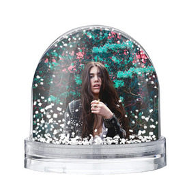 Снежный шар с принтом Dua Lipa в Санкт-Петербурге, Пластик | Изображение внутри шара печатается на глянцевой фотобумаге с двух сторон | dua lipa | дуа липа
