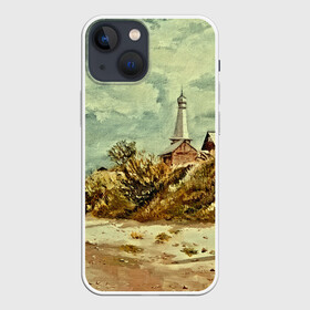 Чехол для iPhone 13 mini с принтом Старинный город в Санкт-Петербурге,  |  | color | watercolor | абстракция | город | живопись | картина | краска | краски