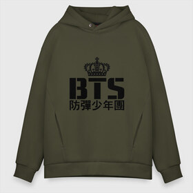 Мужское худи Oversize хлопок с принтом Bangtan Boys в Санкт-Петербурге, френч-терри — 70% хлопок, 30% полиэстер. Мягкий теплый начес внутри —100% хлопок | боковые карманы, эластичные манжеты и нижняя кромка, капюшон на магнитной кнопке | bangtan boys | bts | j hope | jimin | jin | jungkook | k pop | rm | sonyeondan | suga | v | бойз бойс | бойскауты | бтс бенгтан. бангтан | группа | к поп | корейская | пуленепробиваемые | хип хоп