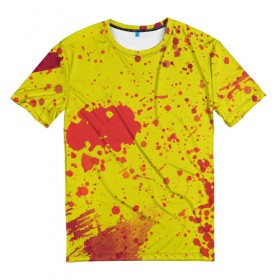 Мужская футболка 3D с принтом Summer color в Санкт-Петербурге, 100% полиэфир | прямой крой, круглый вырез горловины, длина до линии бедер | 