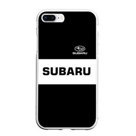 Чехол для iPhone 7Plus/8 Plus матовый с принтом SUBARU SPORT в Санкт-Петербурге, Силикон | Область печати: задняя сторона чехла, без боковых панелей | subaru | автомобильные | машины | субару