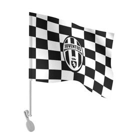 Флаг для автомобиля с принтом Juventus в Санкт-Петербурге, 100% полиэстер | Размер: 30*21 см | juve | juventus | италия | спорт | фк | футбол | футбольный клуб | ювентус