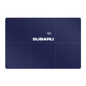 Магнитный плакат 3Х2 с принтом SUBARU CARBON в Санкт-Петербурге, Полимерный материал с магнитным слоем | 6 деталей размером 9*9 см | subaru | автомобильные | машины | субару