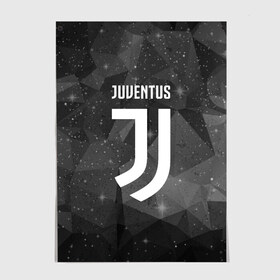 Постер с принтом Juventus Cosmos в Санкт-Петербурге, 100% бумага
 | бумага, плотность 150 мг. Матовая, но за счет высокого коэффициента гладкости имеет небольшой блеск и дает на свету блики, но в отличии от глянцевой бумаги не покрыта лаком | football | italia | juve | juventus | logo | sport | арт | италия | лига | лого | спорт | текстура | фк | футбол | футбольный клуб | эмблема | ювентус