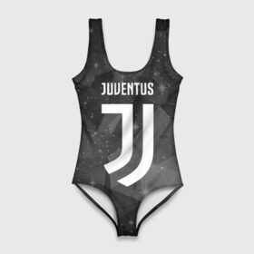 Купальник-боди 3D с принтом Juventus Cosmos в Санкт-Петербурге, 82% полиэстер, 18% эластан | Круглая горловина, круглый вырез на спине | football | italia | juve | juventus | logo | sport | арт | италия | лига | лого | спорт | текстура | фк | футбол | футбольный клуб | эмблема | ювентус