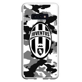 Чехол для Samsung S10E с принтом FC Juventus Camouflage в Санкт-Петербурге, Силикон | Область печати: задняя сторона чехла, без боковых панелей | football | italia | juve | juventus | logo | sport | арт | италия | лига | лого | спорт | текстура | фк | футбол | футбольный клуб | эмблема | ювентус