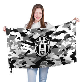 Флаг 3D с принтом FC Juventus Camouflage в Санкт-Петербурге, 100% полиэстер | плотность ткани — 95 г/м2, размер — 67 х 109 см. Принт наносится с одной стороны | football | italia | juve | juventus | logo | sport | арт | италия | лига | лого | спорт | текстура | фк | футбол | футбольный клуб | эмблема | ювентус