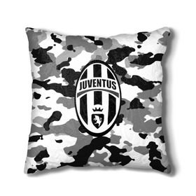 Подушка 3D с принтом FC Juventus Camouflage в Санкт-Петербурге, наволочка – 100% полиэстер, наполнитель – холлофайбер (легкий наполнитель, не вызывает аллергию). | состоит из подушки и наволочки. Наволочка на молнии, легко снимается для стирки | football | italia | juve | juventus | logo | sport | арт | италия | лига | лого | спорт | текстура | фк | футбол | футбольный клуб | эмблема | ювентус