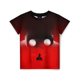 Детская футболка 3D с принтом Хаски Крот в Санкт-Петербурге, 100% гипоаллергенный полиэфир | прямой крой, круглый вырез горловины, длина до линии бедер, чуть спущенное плечо, ткань немного тянется | rap | дмитрий кузнецов | рэп | рэпер | хаски