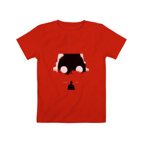 Детская футболка хлопок с принтом Крот в Санкт-Петербурге, 100% хлопок | круглый вырез горловины, полуприлегающий силуэт, длина до линии бедер | Тематика изображения на принте: rap | дмитрий кузнецов | рэп | рэпер | хаски