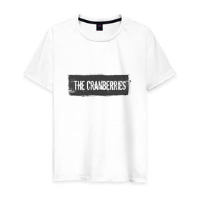 Мужская футболка хлопок с принтом The Сranberries в Санкт-Петербурге, 100% хлопок | прямой крой, круглый вырез горловины, длина до линии бедер, слегка спущенное плечо. | cranberries | долорес о риордан | крэнберри
