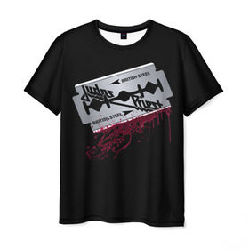 Мужская футболка 3D с принтом Judas Priest в Санкт-Петербурге, 100% полиэфир | прямой крой, круглый вырез горловины, длина до линии бедер | group | hard | havy | judas | metal | priest | rock | speed | группа | джудас | метал | музыка | о.м.с.к. | прайст | рок | тяжелый | хард | хэви