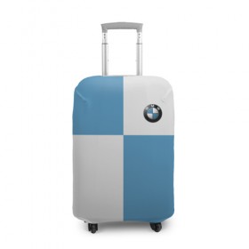 Чехол для чемодана 3D с принтом BMW в Санкт-Петербурге, 86% полиэфир, 14% спандекс | двустороннее нанесение принта, прорези для ручек и колес | auto | bmw | авто | автомобиль | бмв | бэха