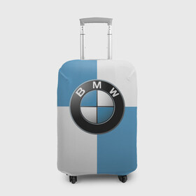 Чехол для чемодана 3D с принтом BMW в Санкт-Петербурге, 86% полиэфир, 14% спандекс | двустороннее нанесение принта, прорези для ручек и колес | auto | bmw | авто | автомобиль | бмв | бэха | машина